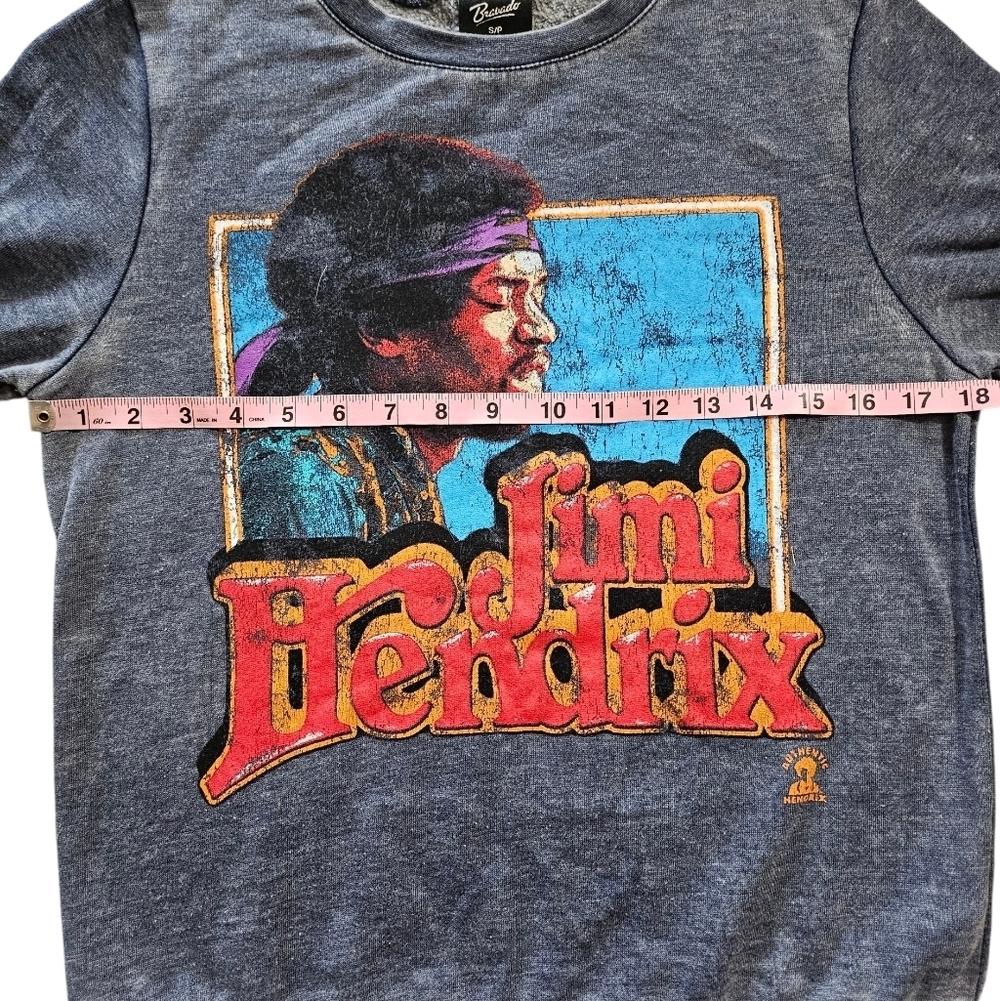 Bravado SM Blue Jimi Hendrix Pullover Sweatshirt - Picture 7 of 10